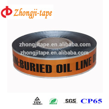 Fábrica de suministro subterráneo línea de aceite de advertencia cinta